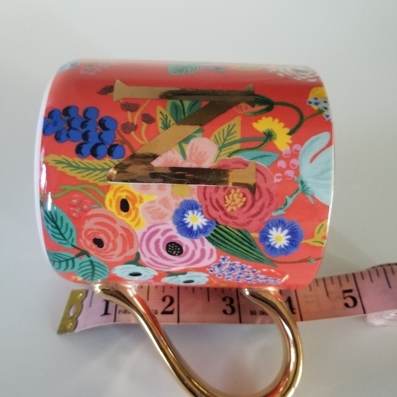 Anthropologie | Rifle Paper Co "N" Mug - Picture 6 of 7